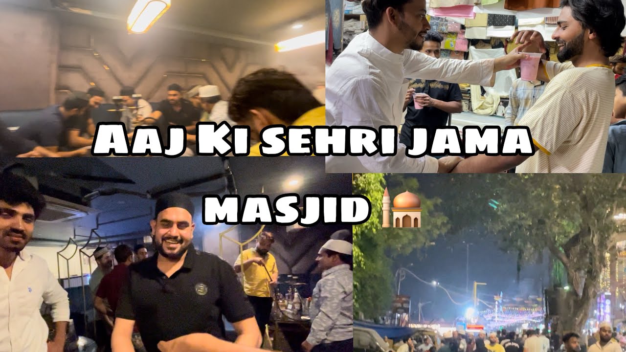 Ramadan Sehri At Jama Masjid | Sehri In Old Delhi| Famous Old Delhi Street Food For Sehri❤️