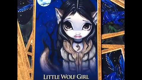 Learn Oracle Cards - Card 18  Little Wolf Girl Oracle Of The Shapeshifters