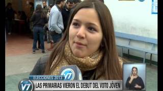 Visión 7: Debut del voto joven en las Primarias Visión 7: Debut del voto joven en las Primarias