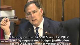 Boozman Questions VA Secretary about Issues Facing Arkansas Veterans