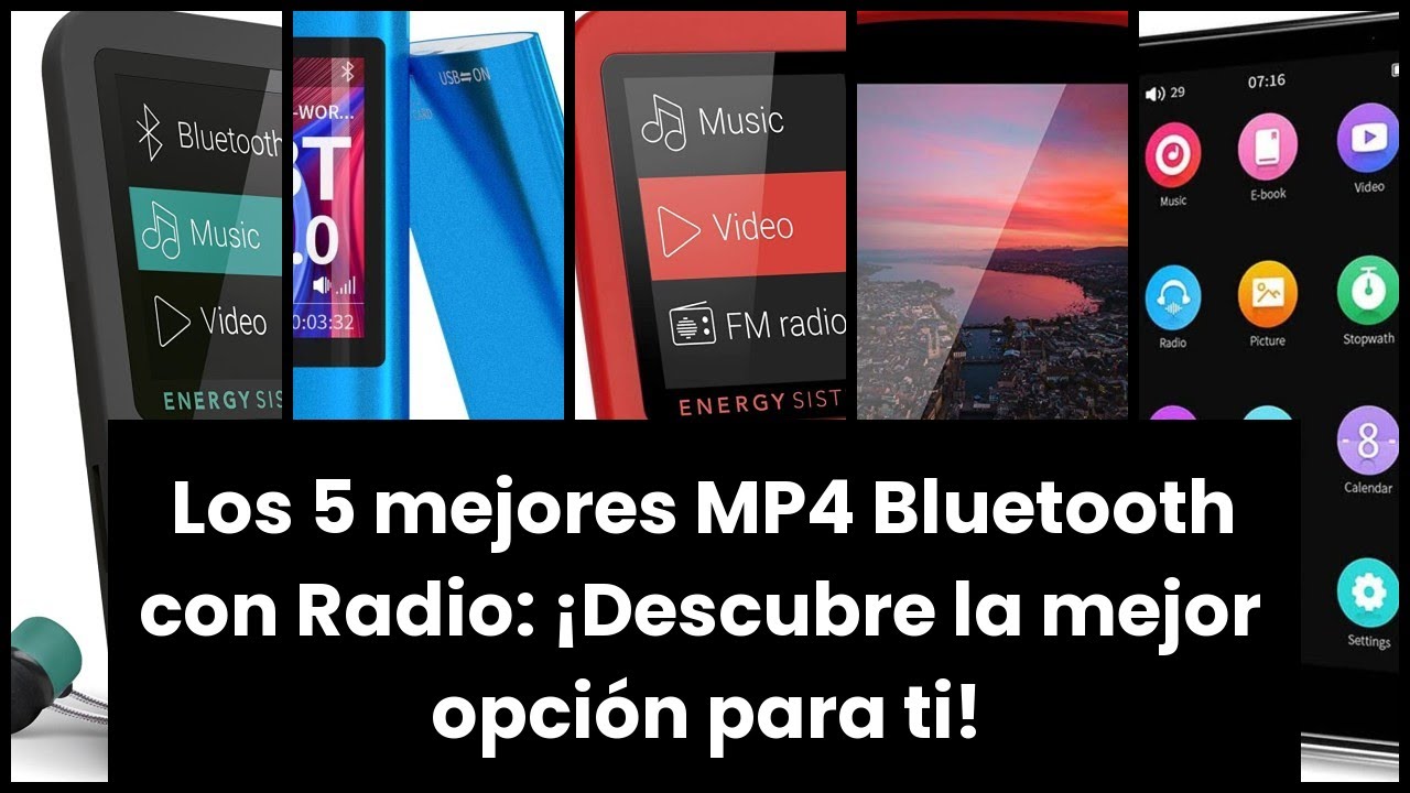 Reproductor Mp3 Mp4 8gb Bluetooth, Fm Radio,grabadora De Voz - KingEliam