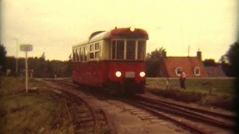 De RTM museum tram in Hellevoetsluis