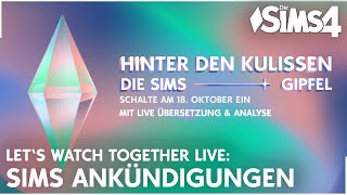 Die Sims 5 Ankündigung? Große Die Sims Neuigkeiten! Watch Party zum EA Stream ab 18 Uhr LIVE