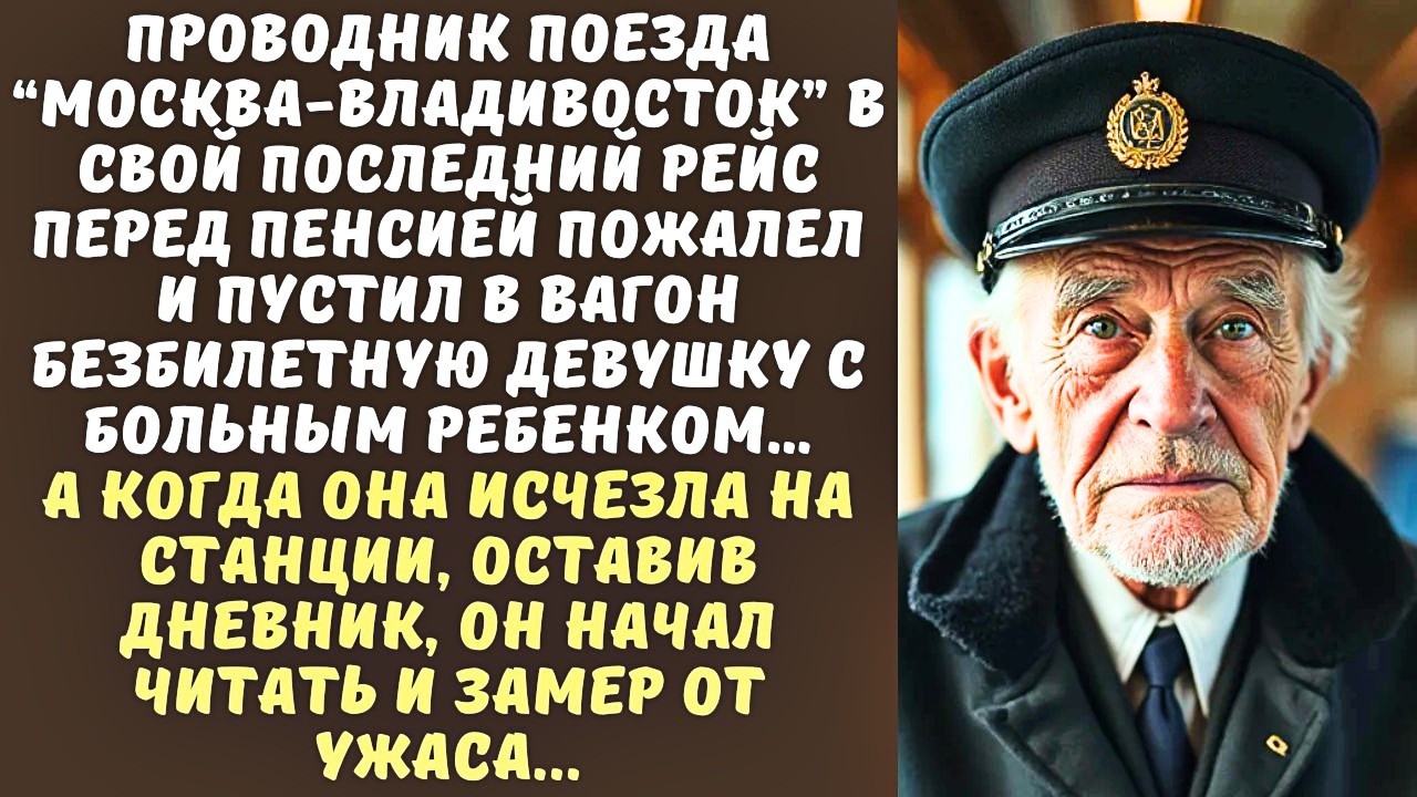 ПРОВОДНИК спрятал в вагоне МАТЬ с младенцем, а когда нашел ее дневник, у него похолодела кровь...