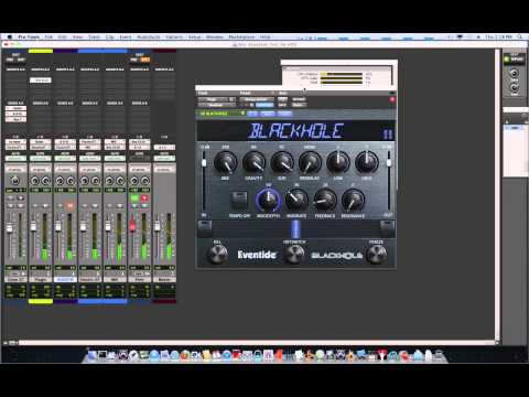 Eventide BlackHole AAX plugin vs. H8000fw Hardware