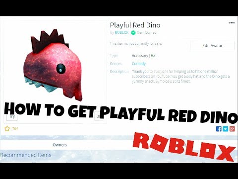 how to get the playful red dino in roblox