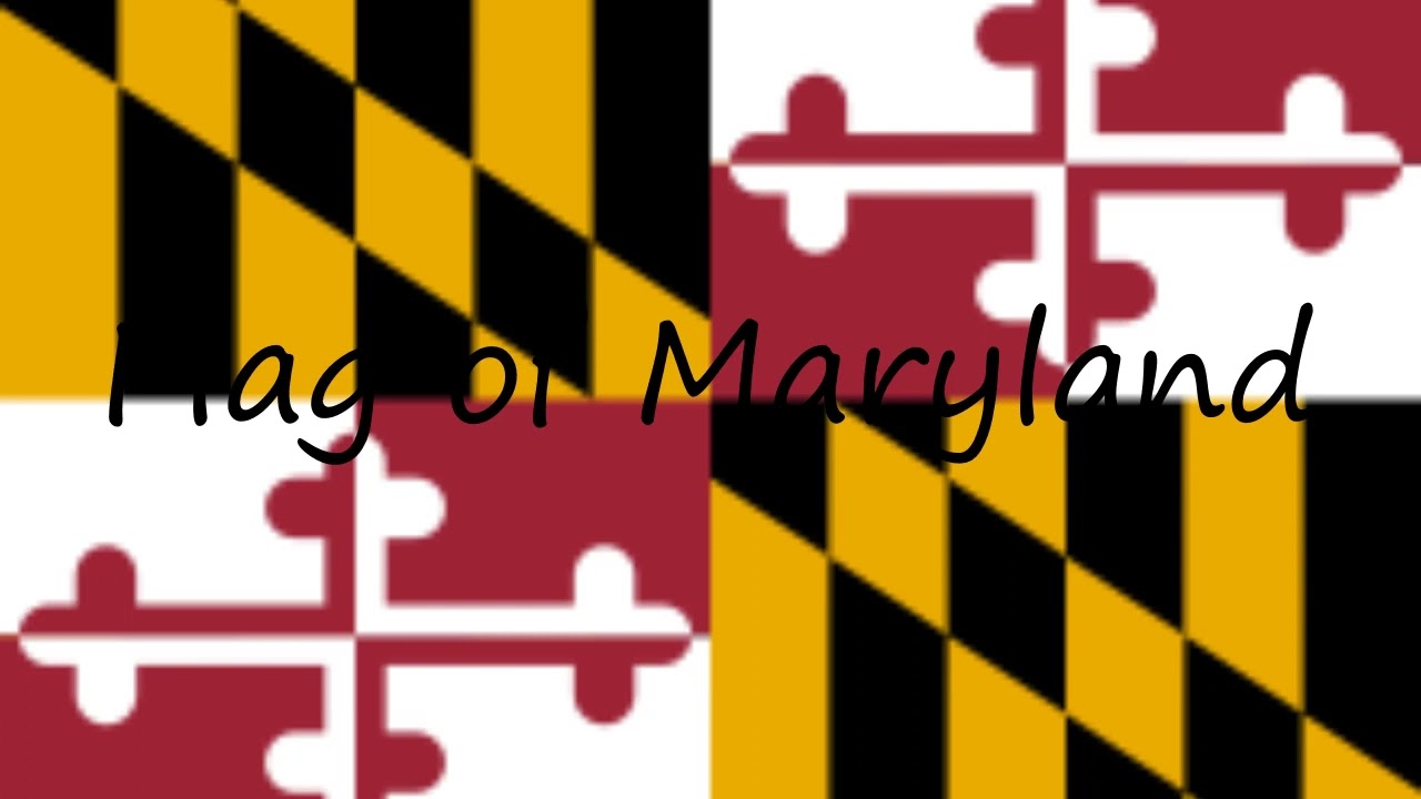 How to pronounce Flag of Maryland in English? YouTube