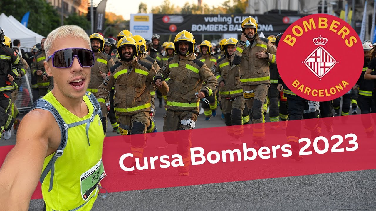 Cursa BOMBERS 2023 10K BARCELONA , Гонка ПОЖАРНИКОВ , бег в Барселоне , 
