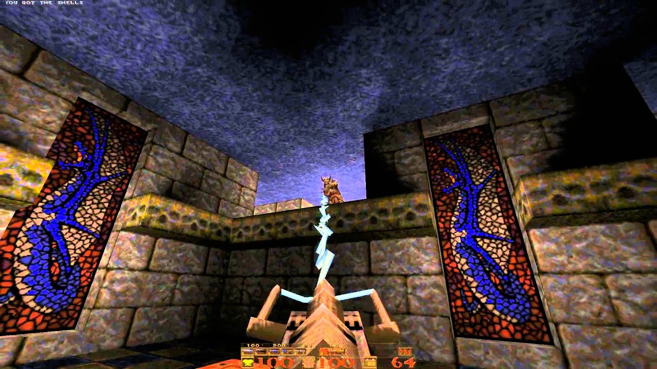 Quake - E4M5 - Hell's Atrium (Nightmare, 100% kills & secrets)