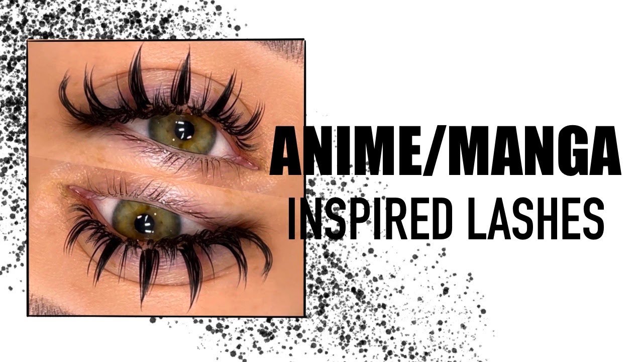 Manga Lashes Natural Look Wispy False Eyelashes Anime Spiky Eyelashes 10  Pairs for Spikey Wet Lash Look by 