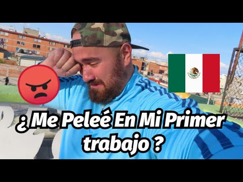 VENEZOLANO se PELEA en su PRIMER TRABAJO en MEXICO !!!