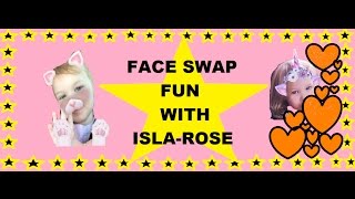 TOY REVIEW with ISLA-ROSE | funny face swap compilation for kids :)