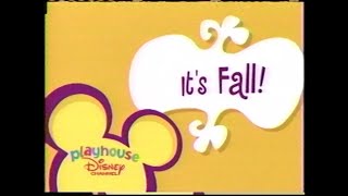 Playhouse Disney (September/October 2002, Fall 2002) — Commercials 🍁📺