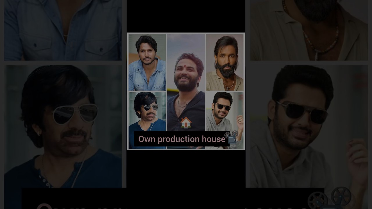 Ee heros ki own production house🏠 vunnay 
