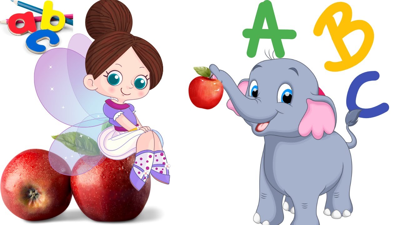 A For Apple B For Ball I Abcd Song I Abcd Rhymes I Abc Song Nursery ...