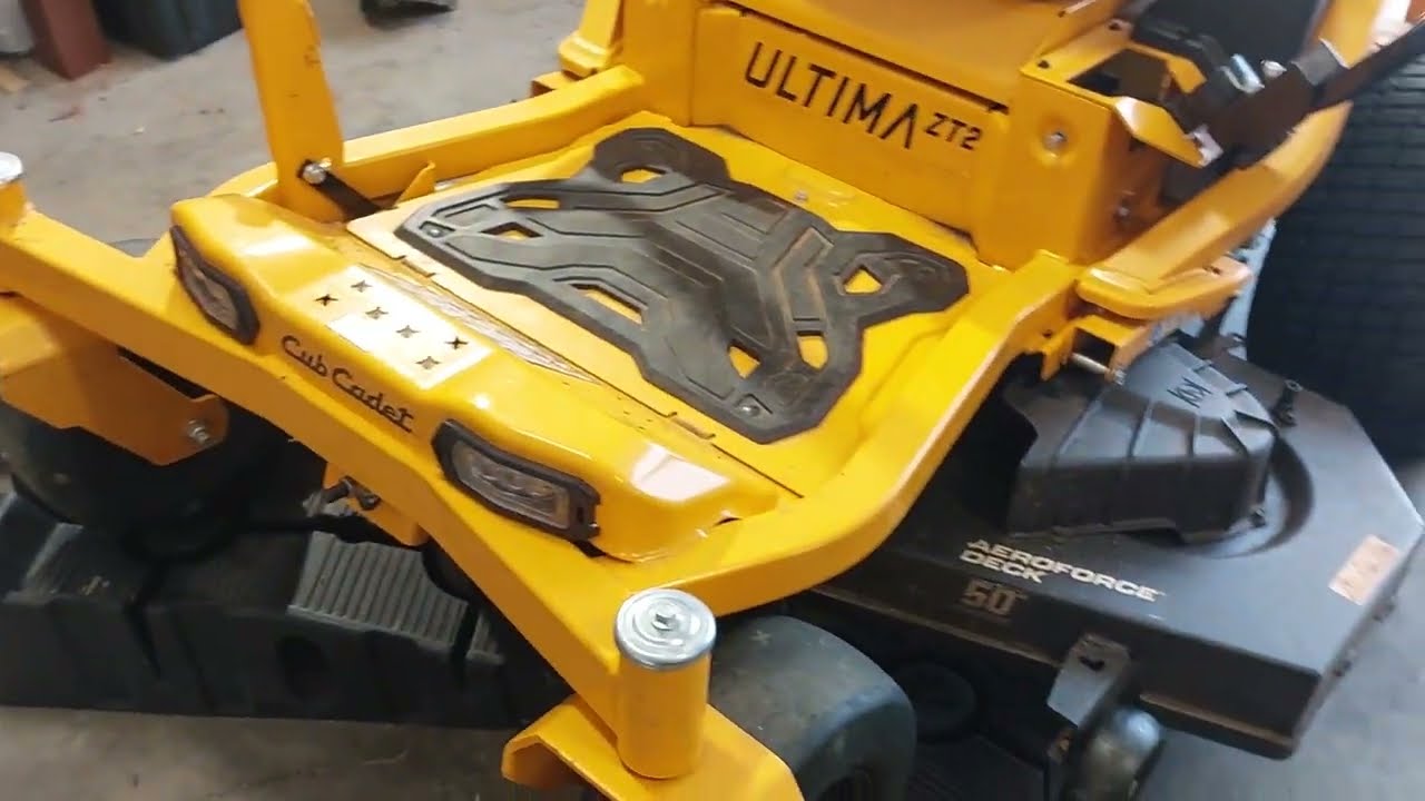 Cub cadet ZT2 save money on mower blades.