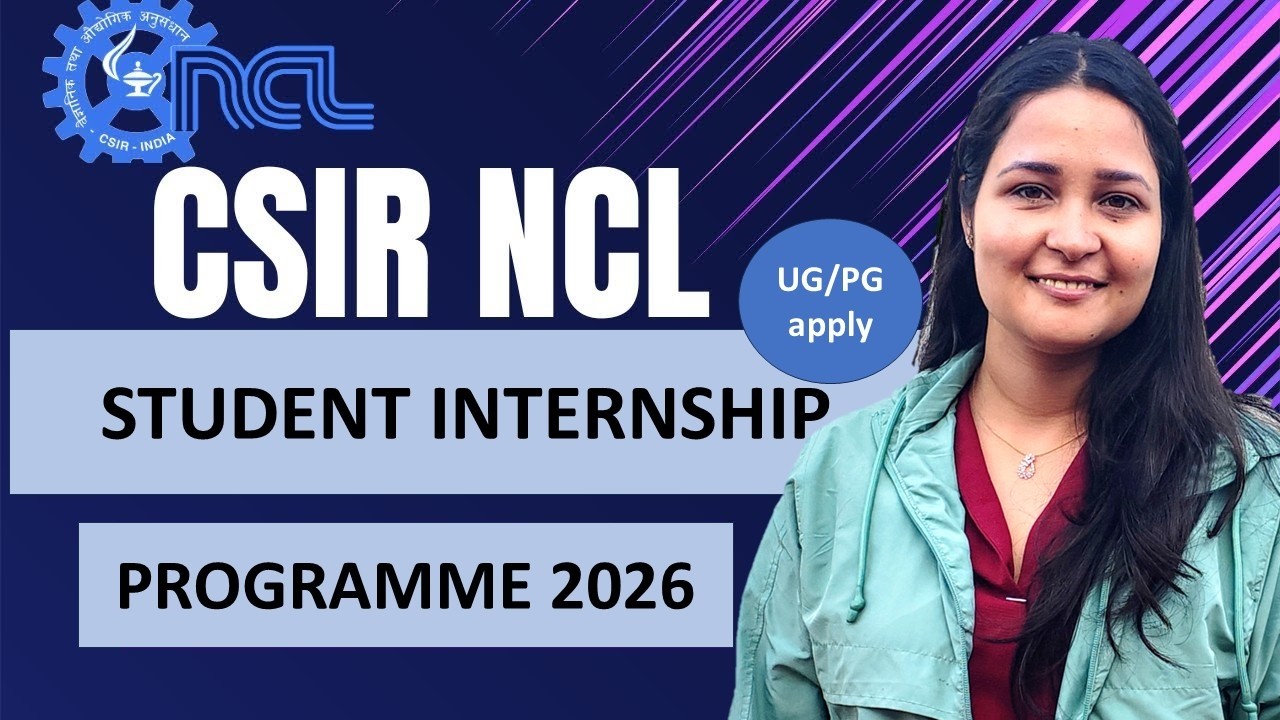 CSIR-NCL Student Internship 2026 