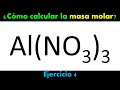 Como calcular la masa molar de un compuesto químico (Ejercicio 4)