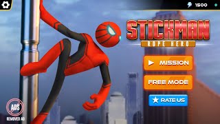 Stickman Rope Spider Warriors Hero : Gangster Vice City - Gameplay screenshot 5