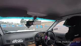 Drift School Australia - Tim Horsleys S13 Silvia Linking The Whole Course