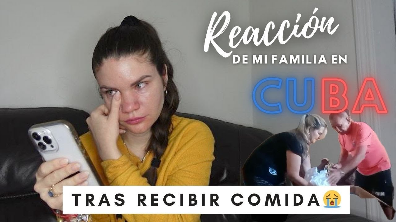 Les envié comida a mi familia en CUBA y esta fue su reacción😭 NO sabían que podía existir tanto🥹