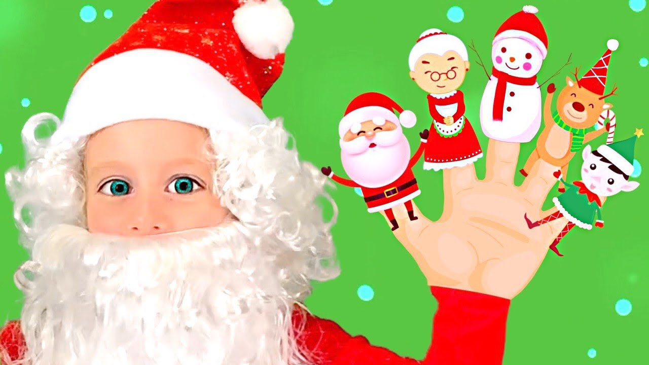 Christmas Finger Family Song | Christmas Nursery Rhymes for Kids ...