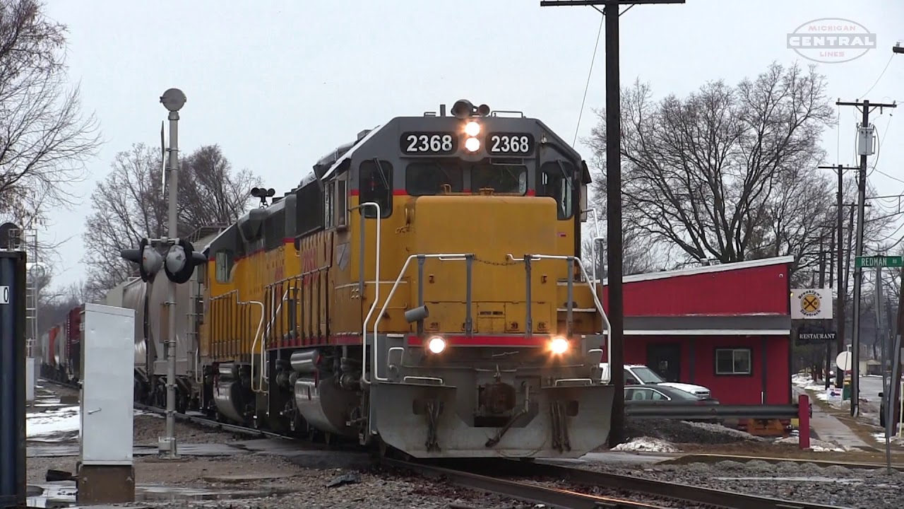Ann Arbor Railroad At Milan Michigan