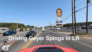 Driving in Little Rock - Geyer Springs to Cammack Village October 2024