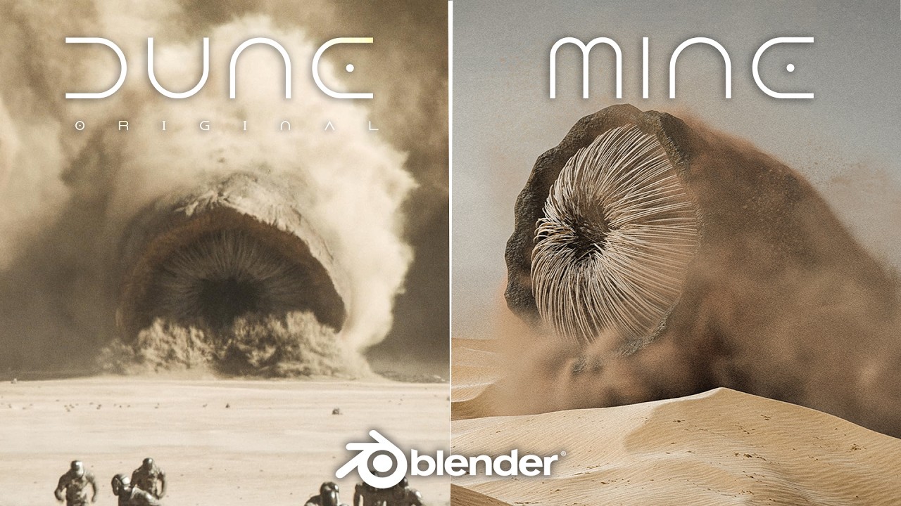 I Remade Dune Only In Blender! - YouTube
