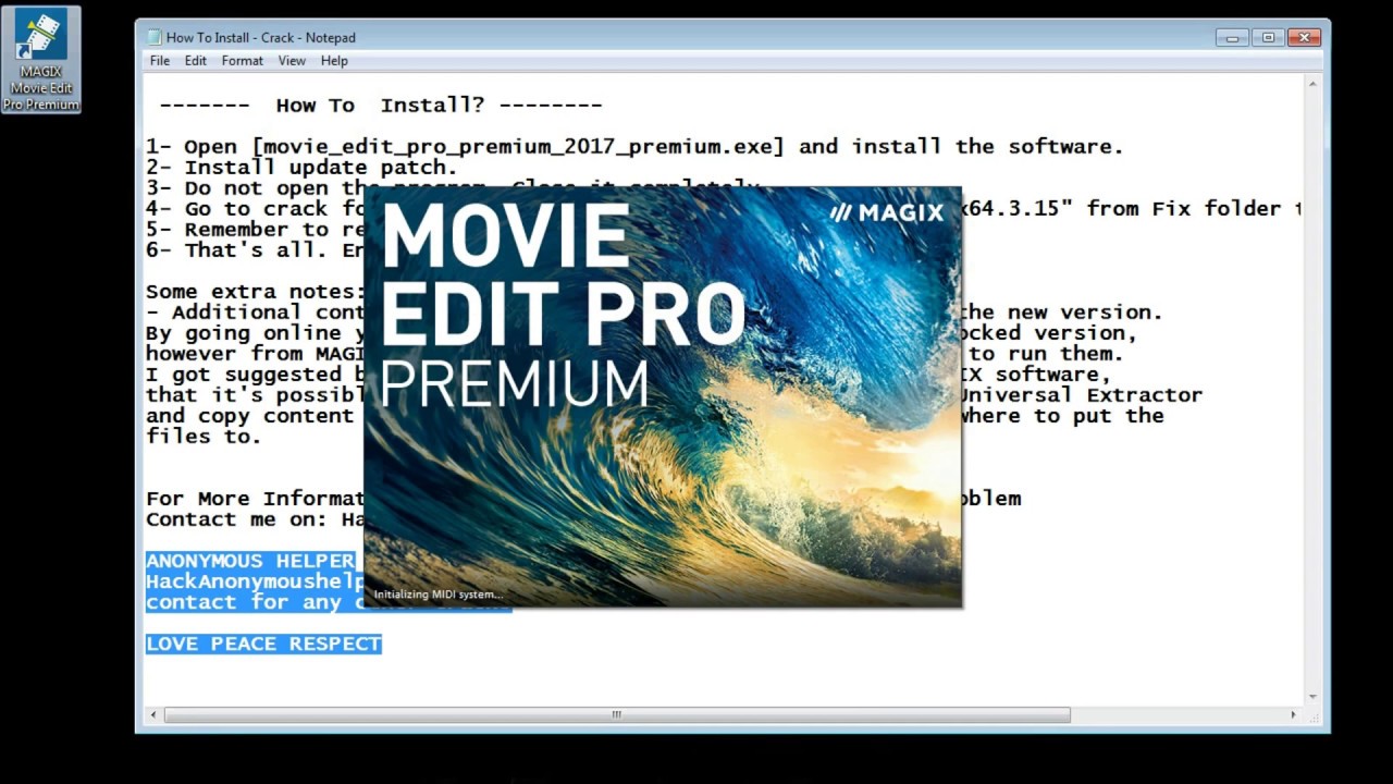 movie edit pro premium 2017 serial number