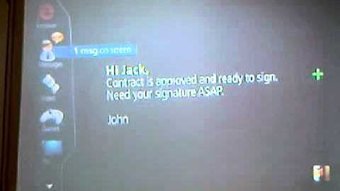 Lumus OE 31 Demo with message