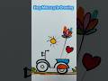 Easy Motorcycle Drawing #viralvideo #trending #art #shorts #shortvideo #ytshorts #viral #easydrawing