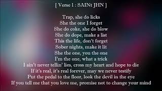 SAINt JHN - TRAP (Lyrics) feat. Lil Baby