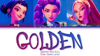 Huntrix 헌트릭스 - Golden Color Coded Lyrics Hanromespañol
