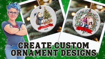 Hoe maak je gepersonaliseerde ornamentontwerpen (verkoop aangepaste digitale downloads op Etsy!)