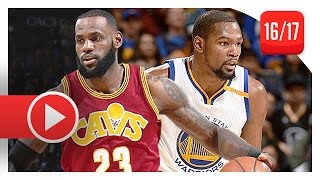 LeBron James vs Kevin Durant MVP Duel Highlights (2017.01.16) Warriors vs Cavs - KD WINS IT!
