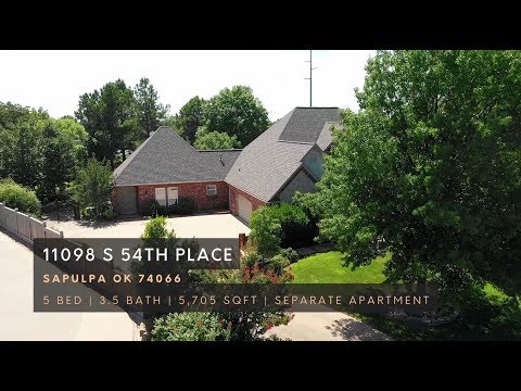 11098 S 54th Pl, Sapulpa, OK home video tour