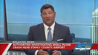 Two hurt after small plane crash in Stanly Co.: officials