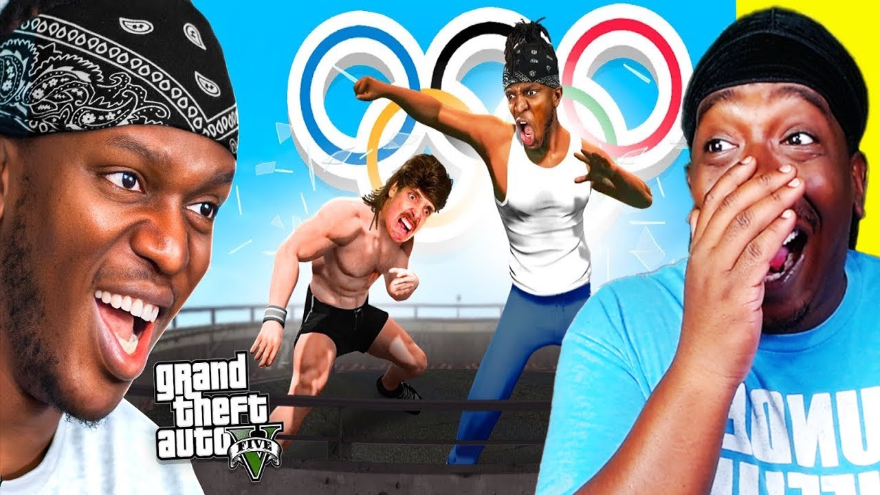 Reaction To SIDEMEN MEME OLYMPICS VS LAZARBEAM ON GTA 5