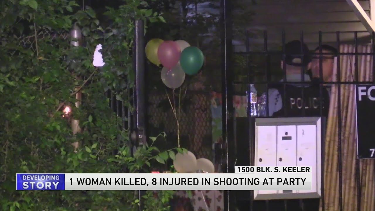 Woman killed, 8 others injured in shooting at party on West Side