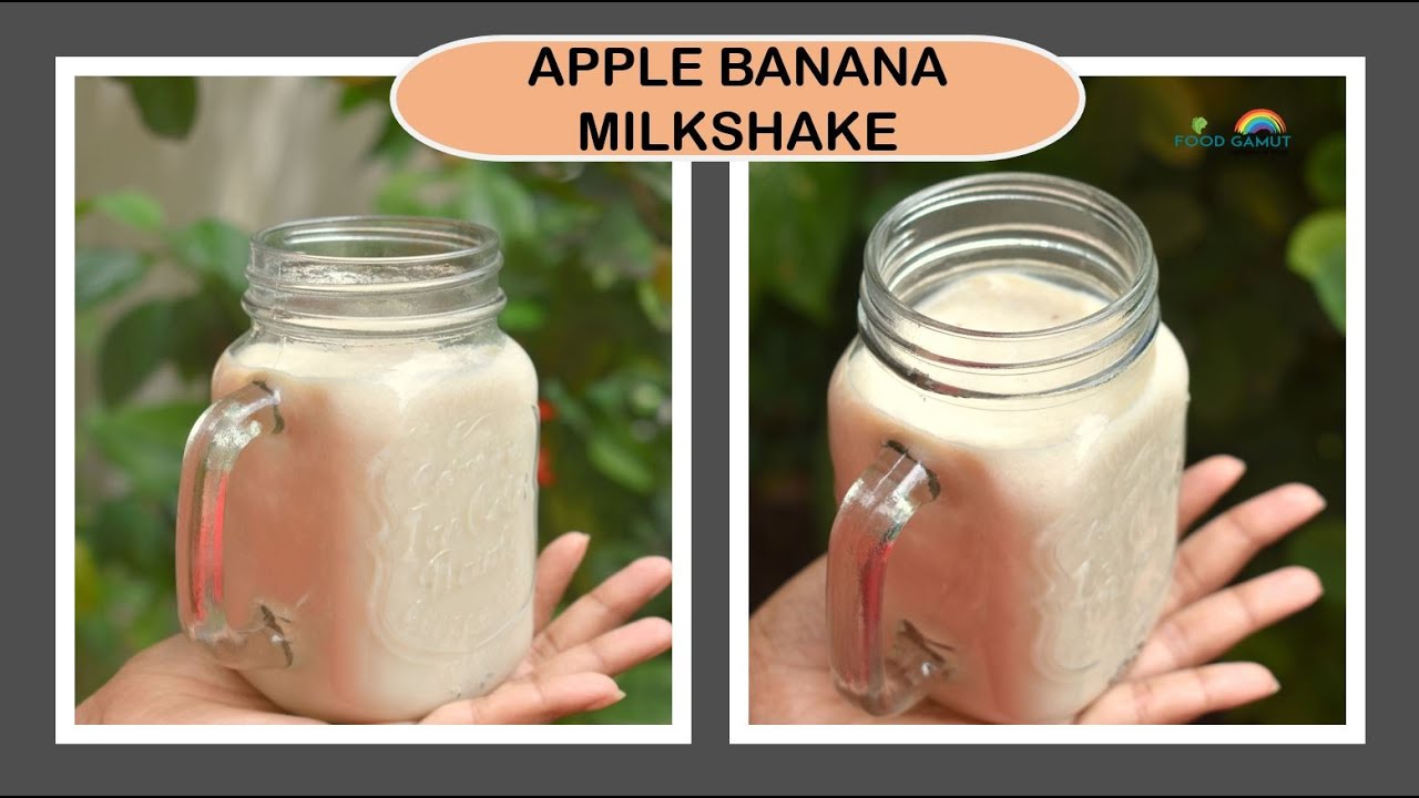 This Apple Banana Milkshake is SO Easy and Tasty! YouTube