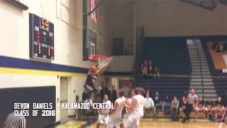 Athletic Michigan 65 Pg Devon Daniels Dunks First Points Of The Season