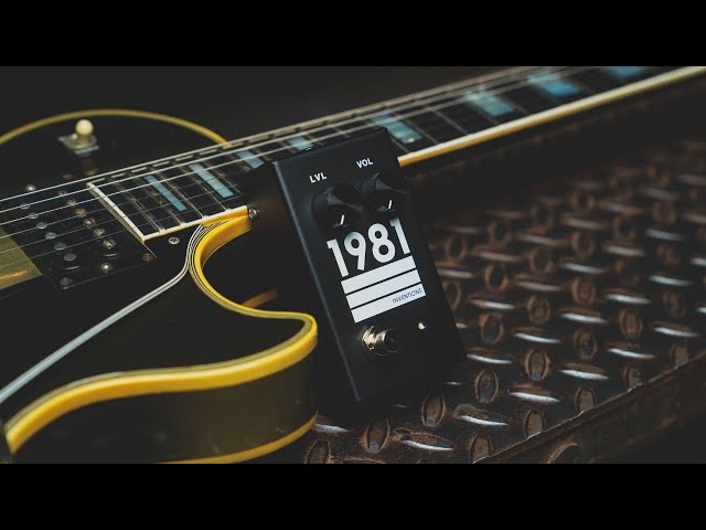 1981 Inventions LVL Full Range Overdrive Pedal Demo - YouTube