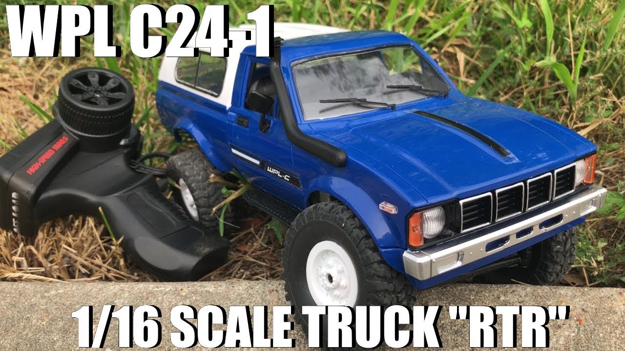 WPL C-24 1/16 Scale Truck "RTR" Test Drive