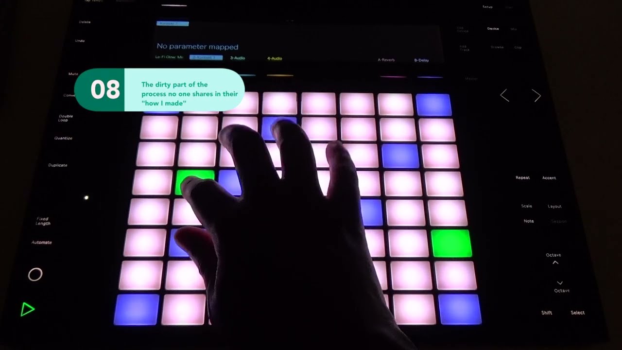 Ableton, Push 2, Native Instruments together.