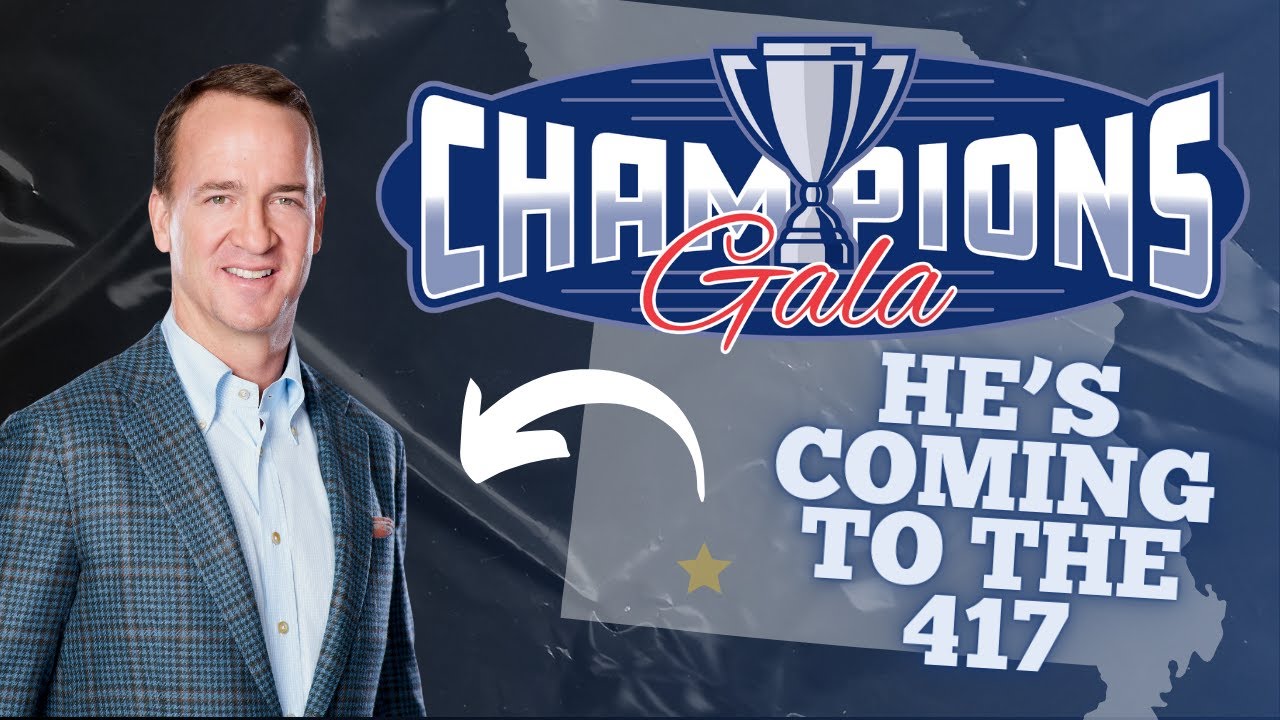 Peyton Manning is coming to Springfield, MO in April!