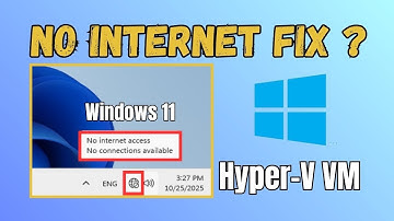Hyper-V Geen internet FIX: Windows 11 VM-netwerkverbindingsfout opgelost