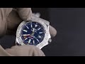 Breitling Avenger II GMT A32390111C1A1 Unboxing [4K]