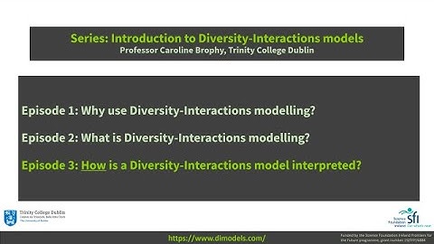 Intro DI series episode3: how is a Diversity-Interactions model interpreted?