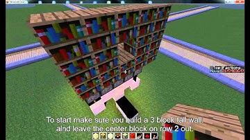 Redstone tutorial - Compact hidden enchanting table!